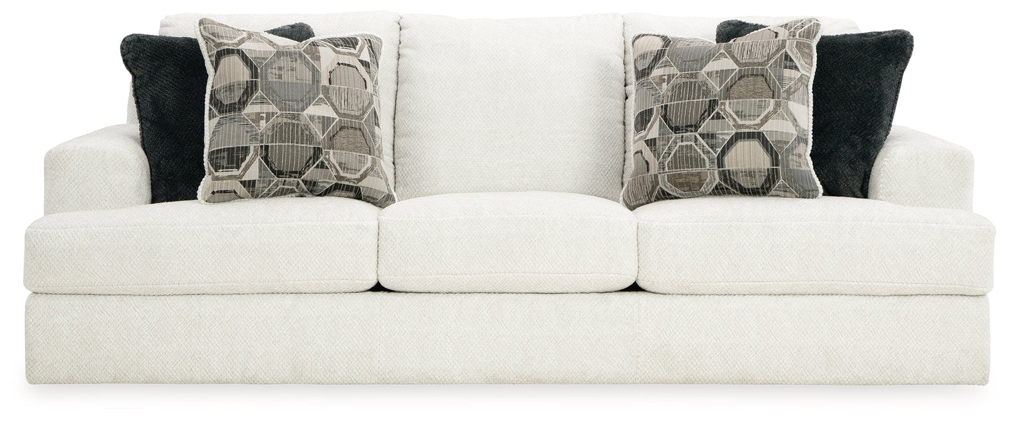 Karinne Linen Sofa, Loveseat, Oversized Chair and Ottoman