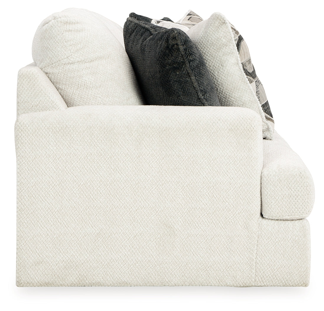 Karinne Linen Sofa, Loveseat, Oversized Chair and Ottoman