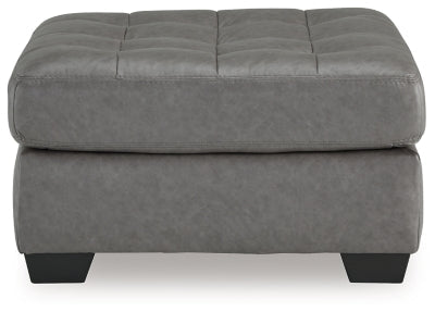 Clairette Court Alloy Oversized Accent Ottoman - Ornate Home