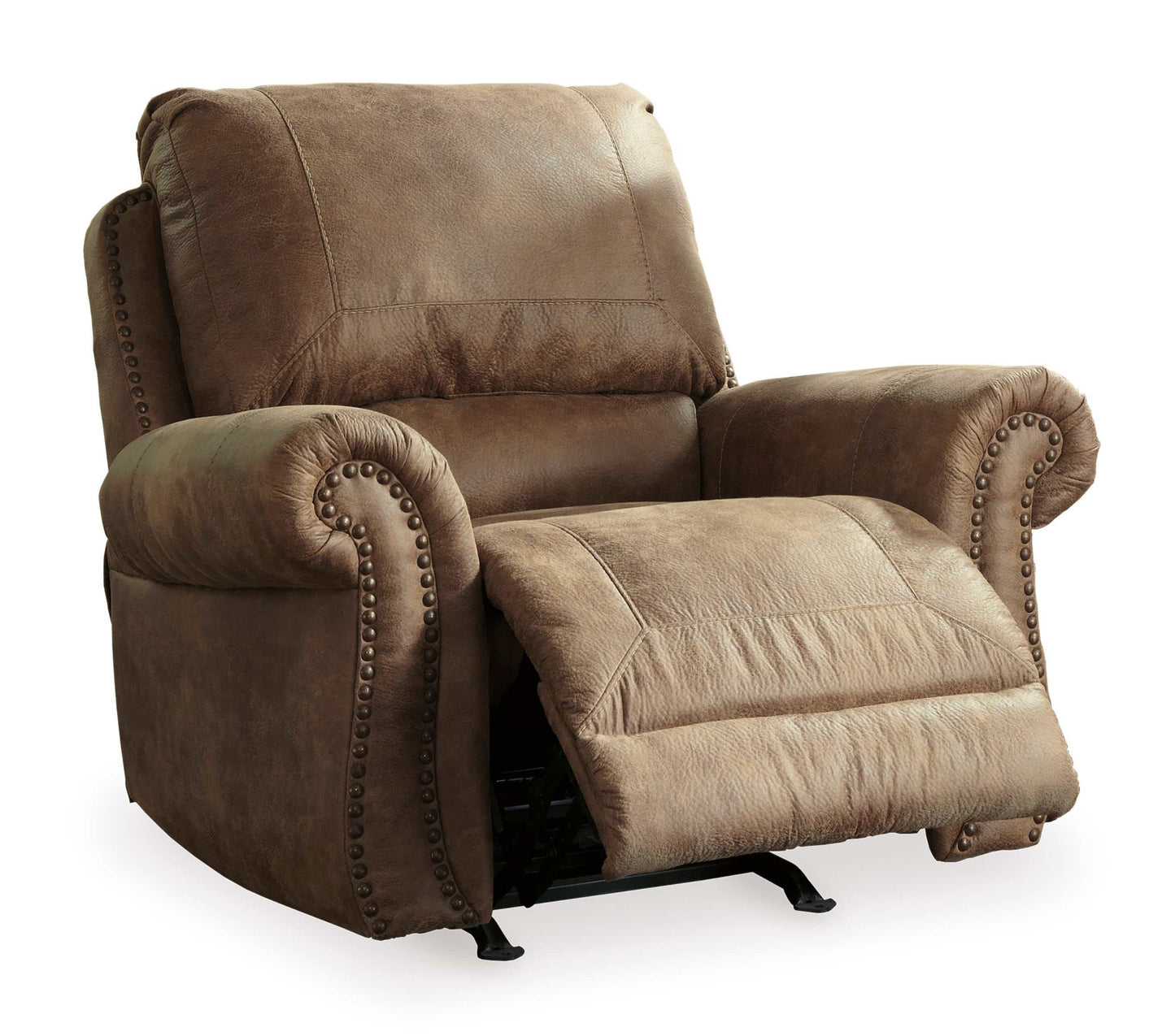 Larkinhurst Earth Faux Leather Gentle Rocking Manual Recliner