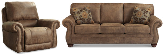 Larkinhurst Earth Sofa and Recliner