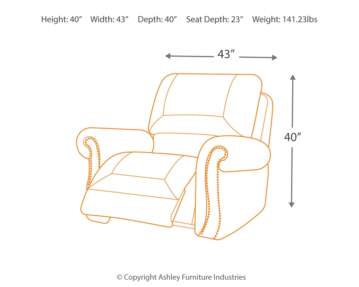 Larkinhurst Earth Sofa and 2 Recliners