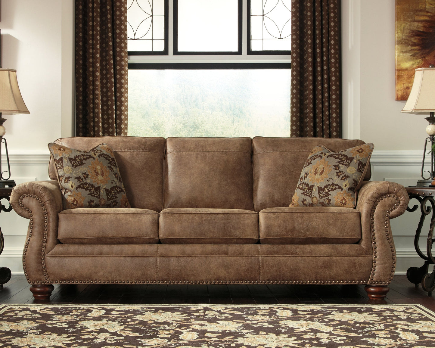 Larkinhurst Earth Sofa Sleeper and Loveseat