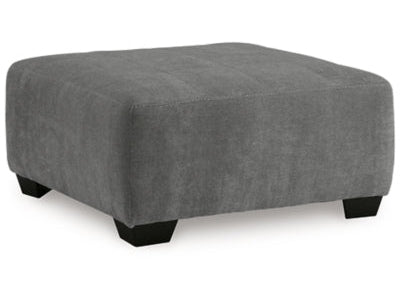 Birkdale Court Gray Oversized Accent Ottoman - Ornate Home