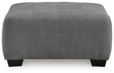 Birkdale Court Gray Oversized Accent Ottoman - Ornate Home