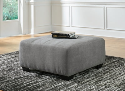 Birkdale Court Gray Oversized Accent Ottoman - Ornate Home