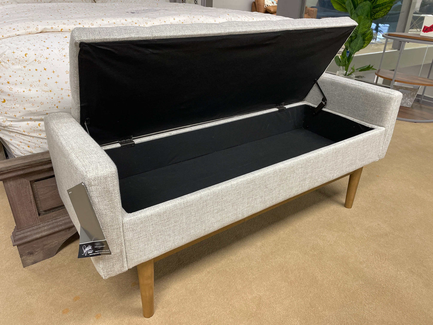 Briarson Beige/Brown Storage Bench