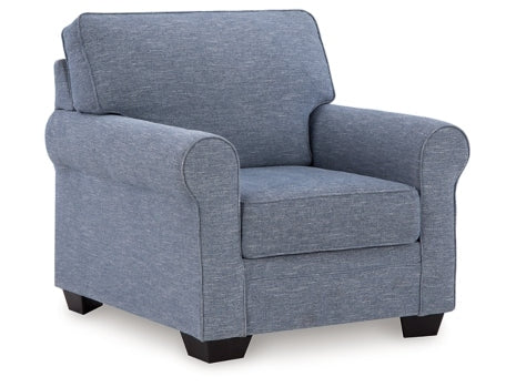 Carissa Manor Denim Chair - Ornate Home