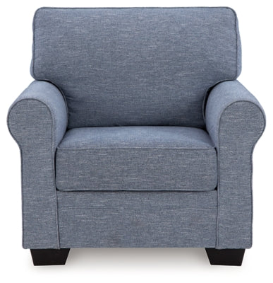 Carissa Manor Denim Chair - Ornate Home