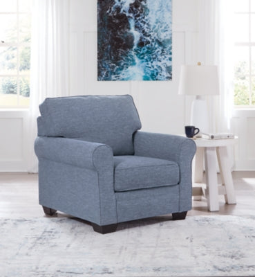 Carissa Manor Denim Chair - Ornate Home