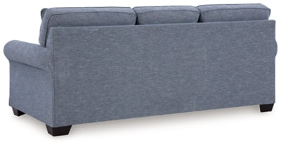 Carissa Manor Denim Queen Sofa Sleeper - Ornate Home