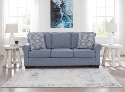 Carissa Manor Denim Queen Sofa Sleeper - Ornate Home