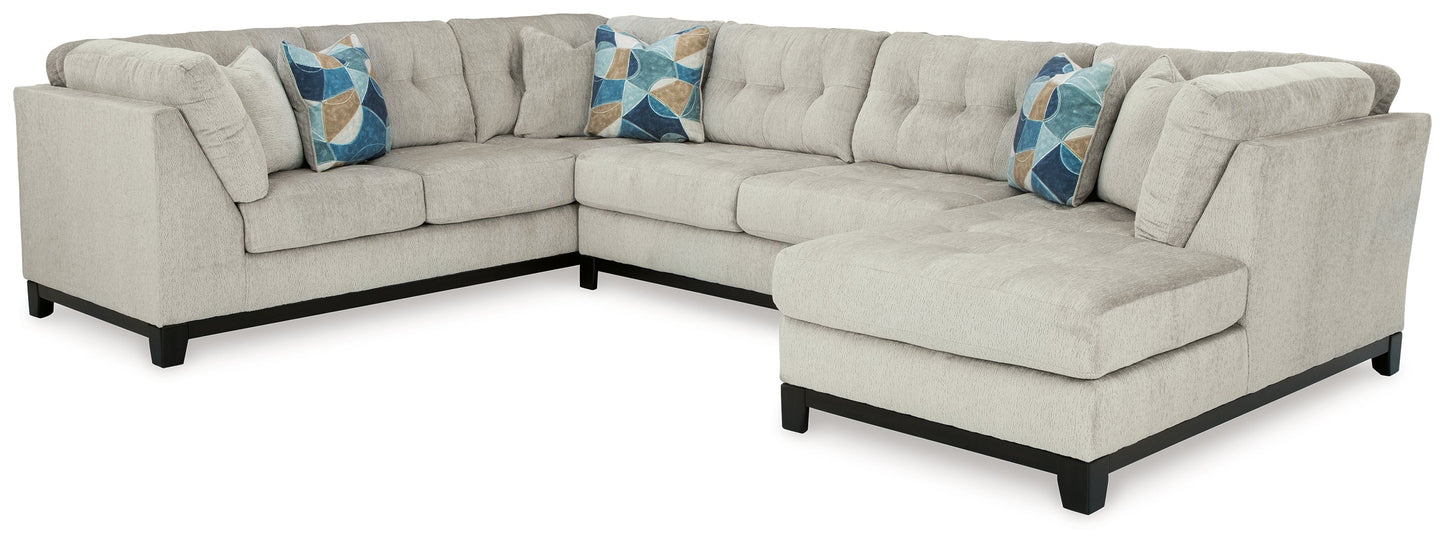 Maxon Place Stone 3pc Sectional with Chaise