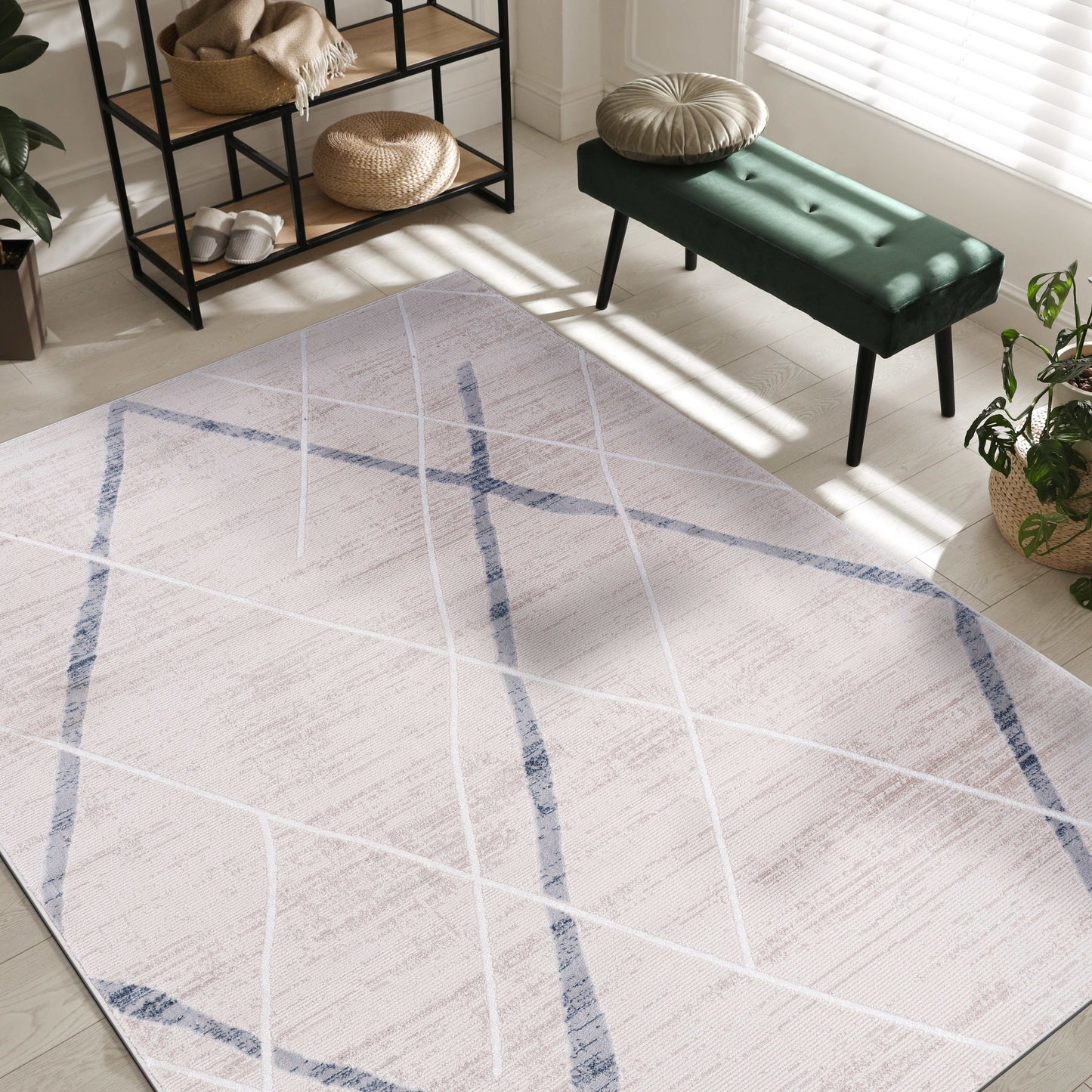 Pastoral Woven Non-Slip Indoor Area Rug - Ornate Home