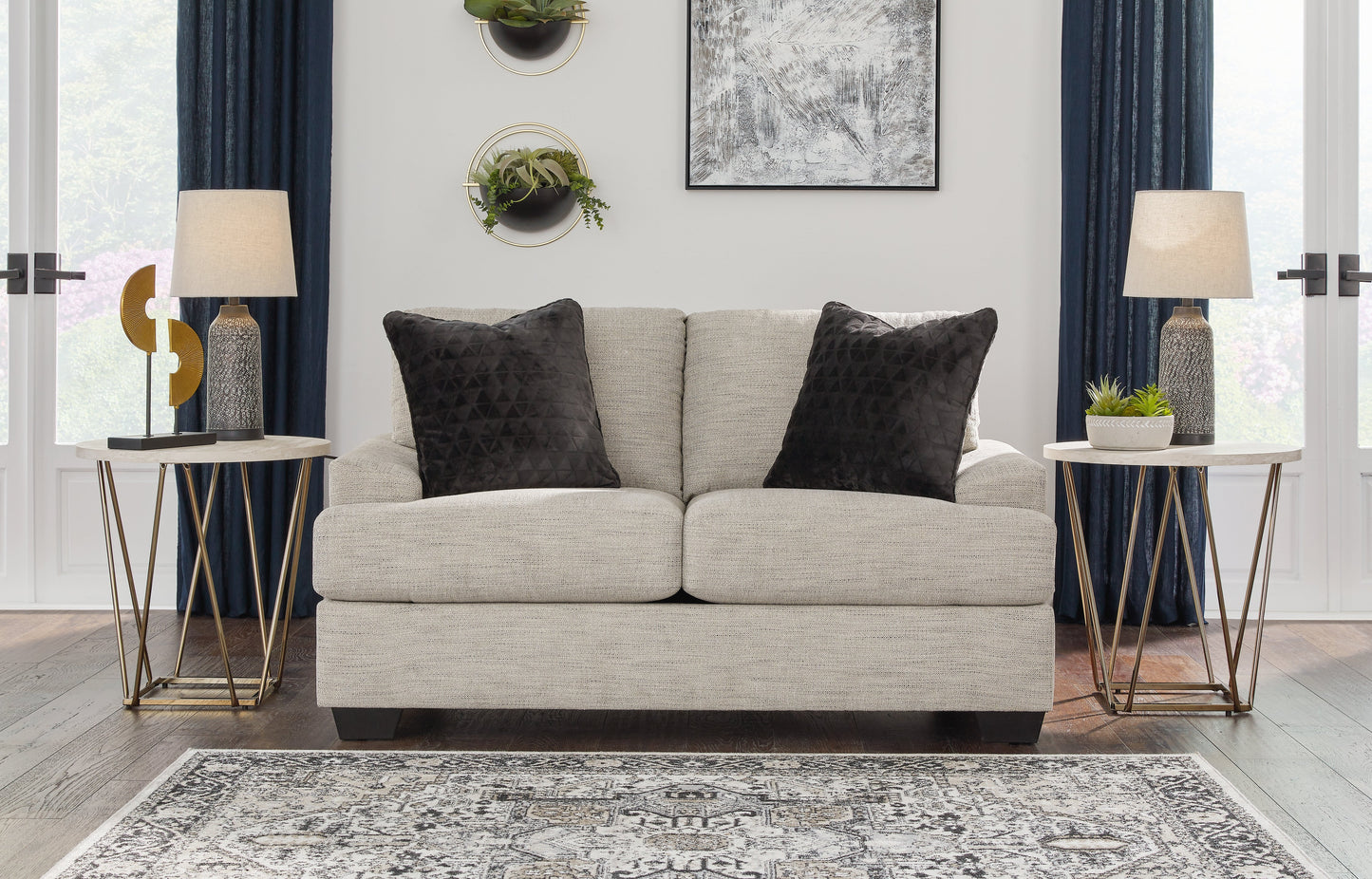 Vayda Gray Sofa and Loveseat