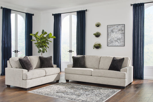 Vayda Gray Sofa and Loveseat