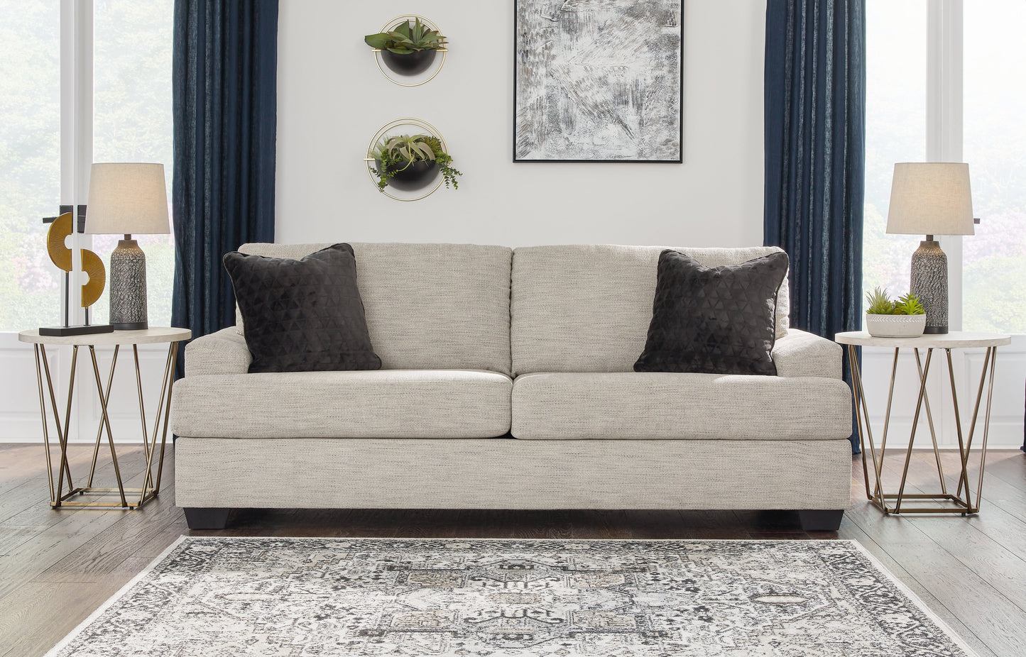 Vayda Gray Sofa and Loveseat