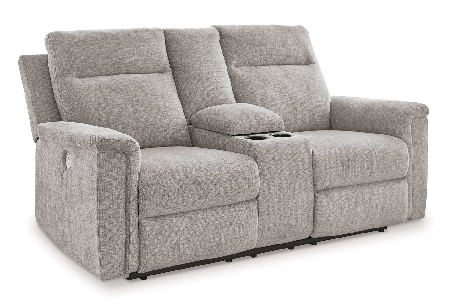 Barnsana Ash Micro Chenille Power Reclining Living Room Set / 3pc