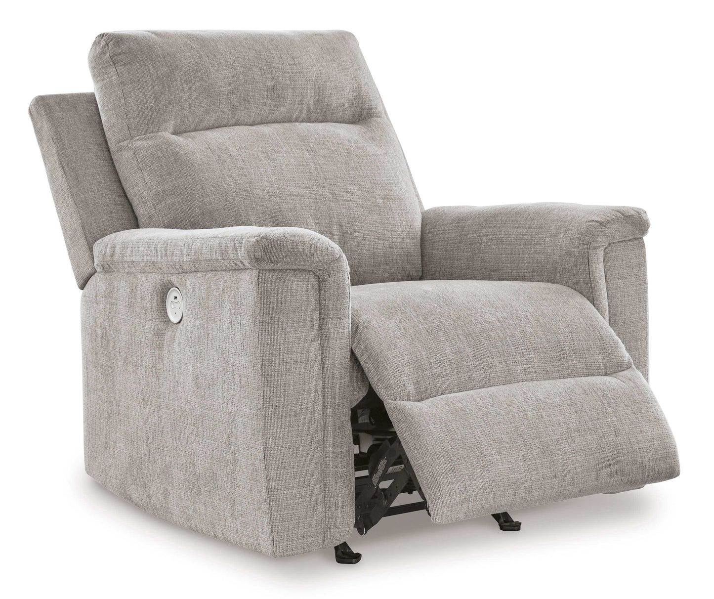 Barnsana Ash Micro Chenille Power Recliner