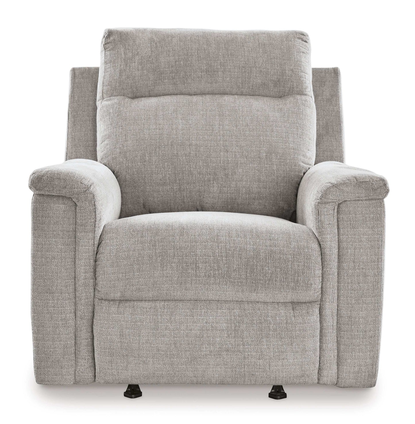 Barnsana Ash Micro Chenille Power Recliner