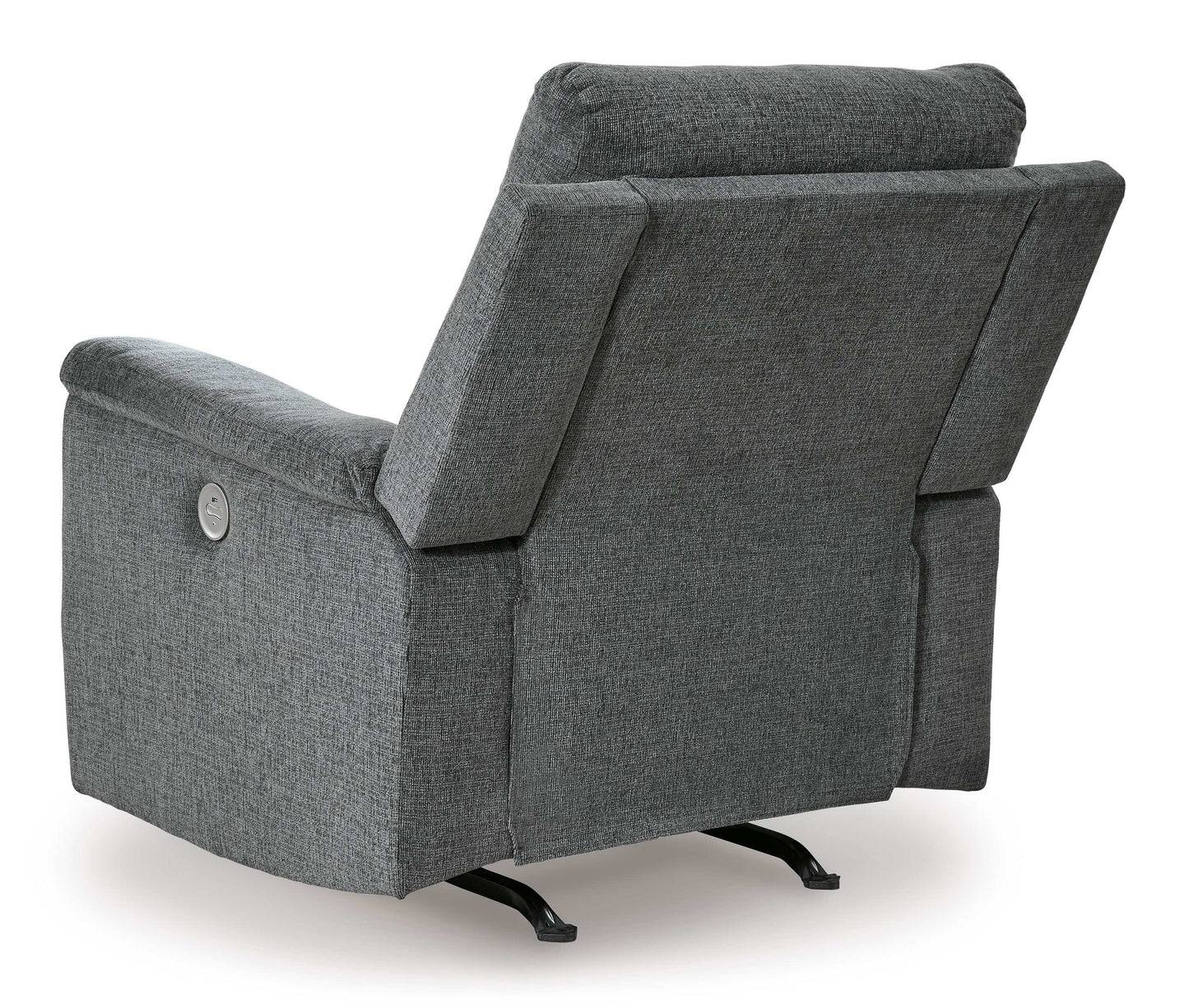 Barnsana Gravel Micro Chenille Power Reclining Living Room Set / 3pc
