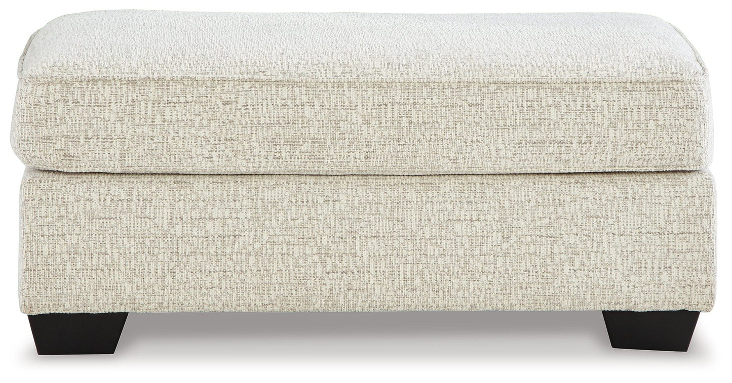 Valerano Parchment Ottoman