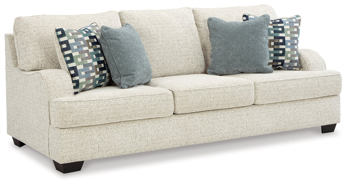 Valerano Beige Sofa and Loveseat