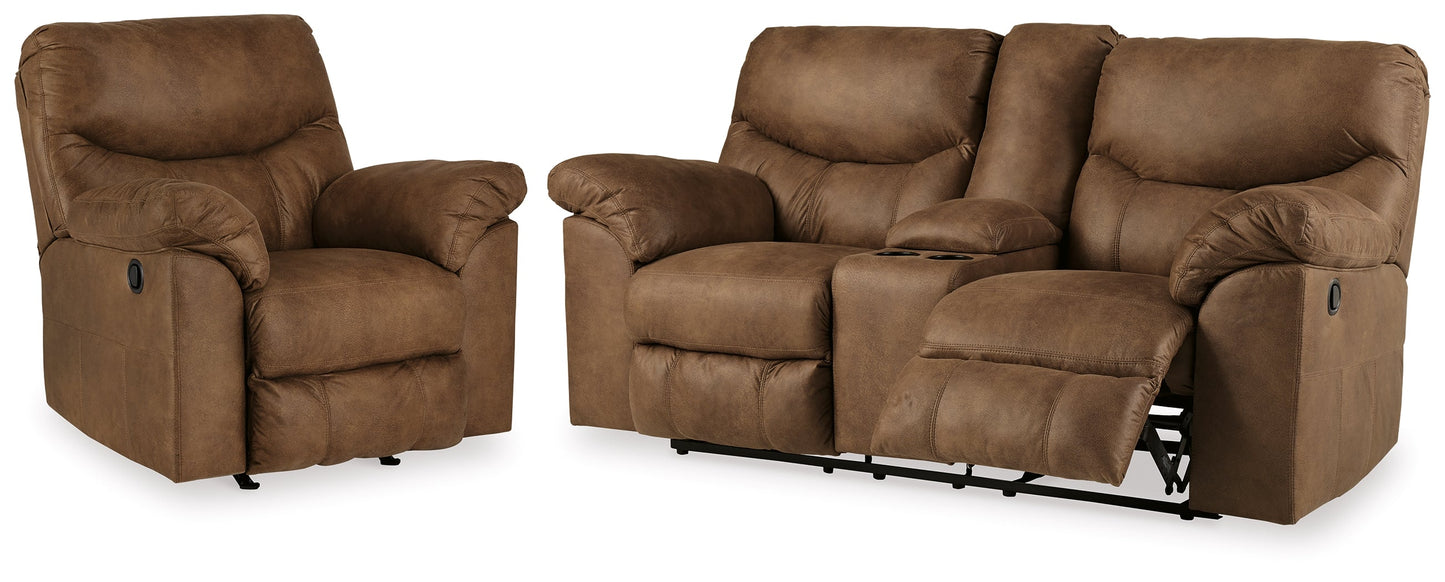 Boxberg Bark Reclining Loveseat and Recliner