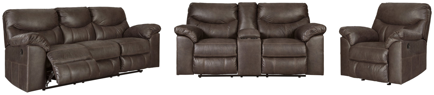 Boxberg Teak Reclining Sofa and Loveseat with Recliner