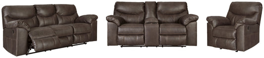 Boxberg Teak Reclining Sofa and Loveseat with Recliner