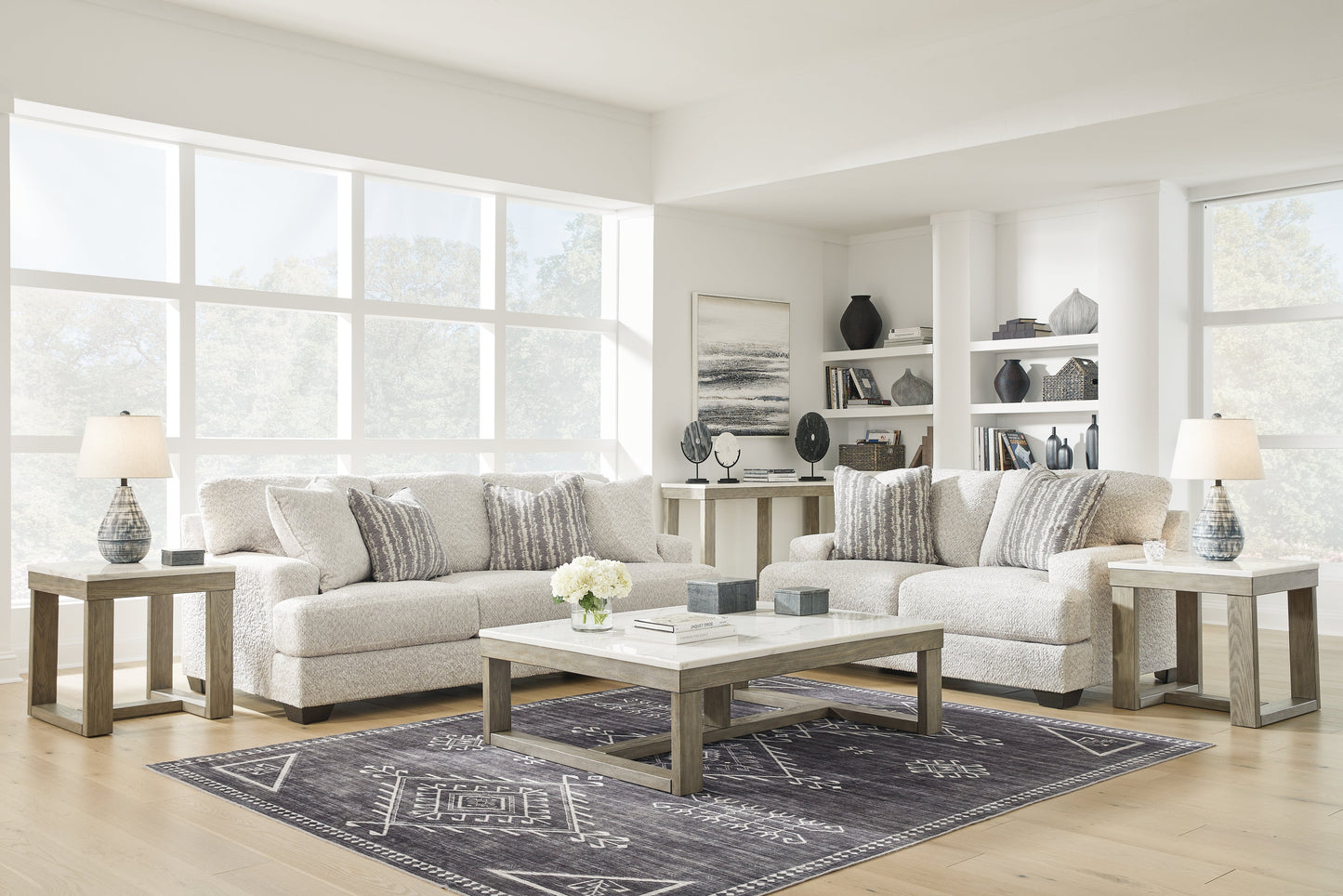 Brebryan Gray Sofa and Loveseat