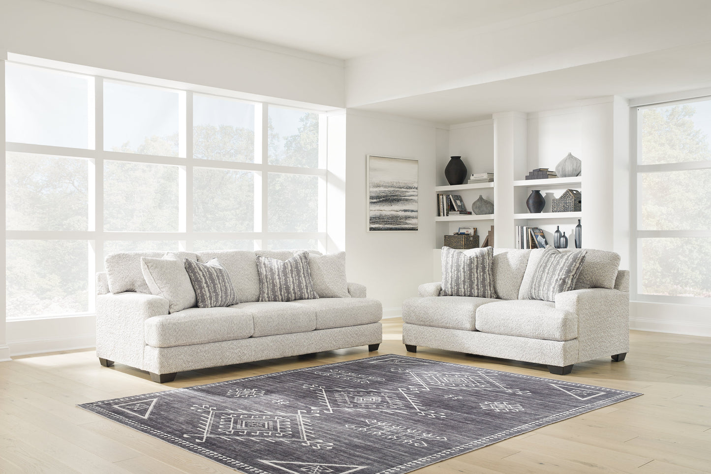 Brebryan Gray Sofa and Loveseat