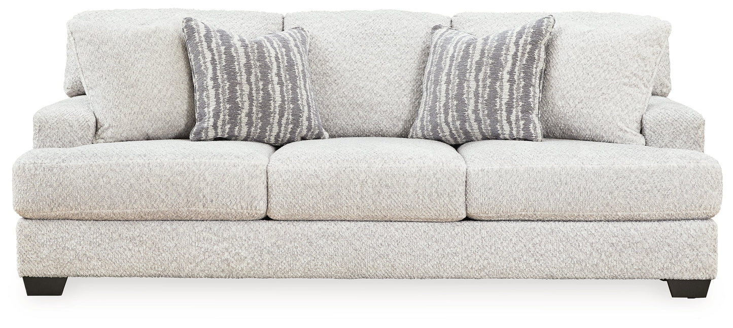 Brebryan Gray Sofa, Loveseat, Oversized Chair and Ottoman