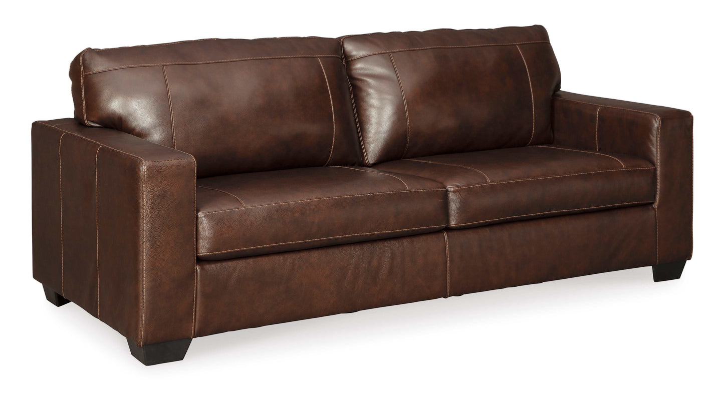 Morelos Chocolate Leather Sofa