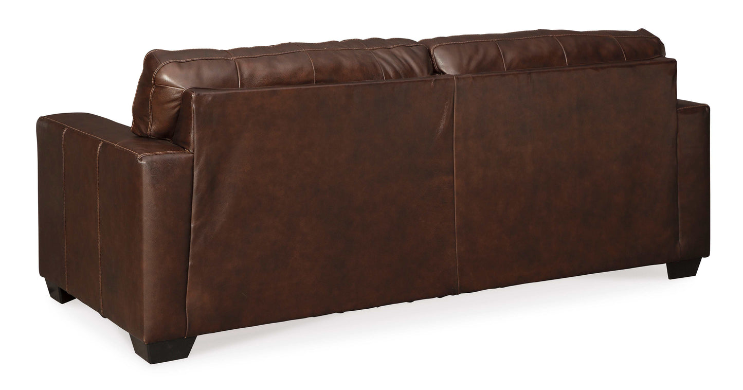 Morelos Chocolate Leather Sofa