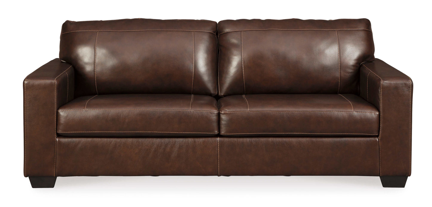 Morelos Chocolate Leather Sofa