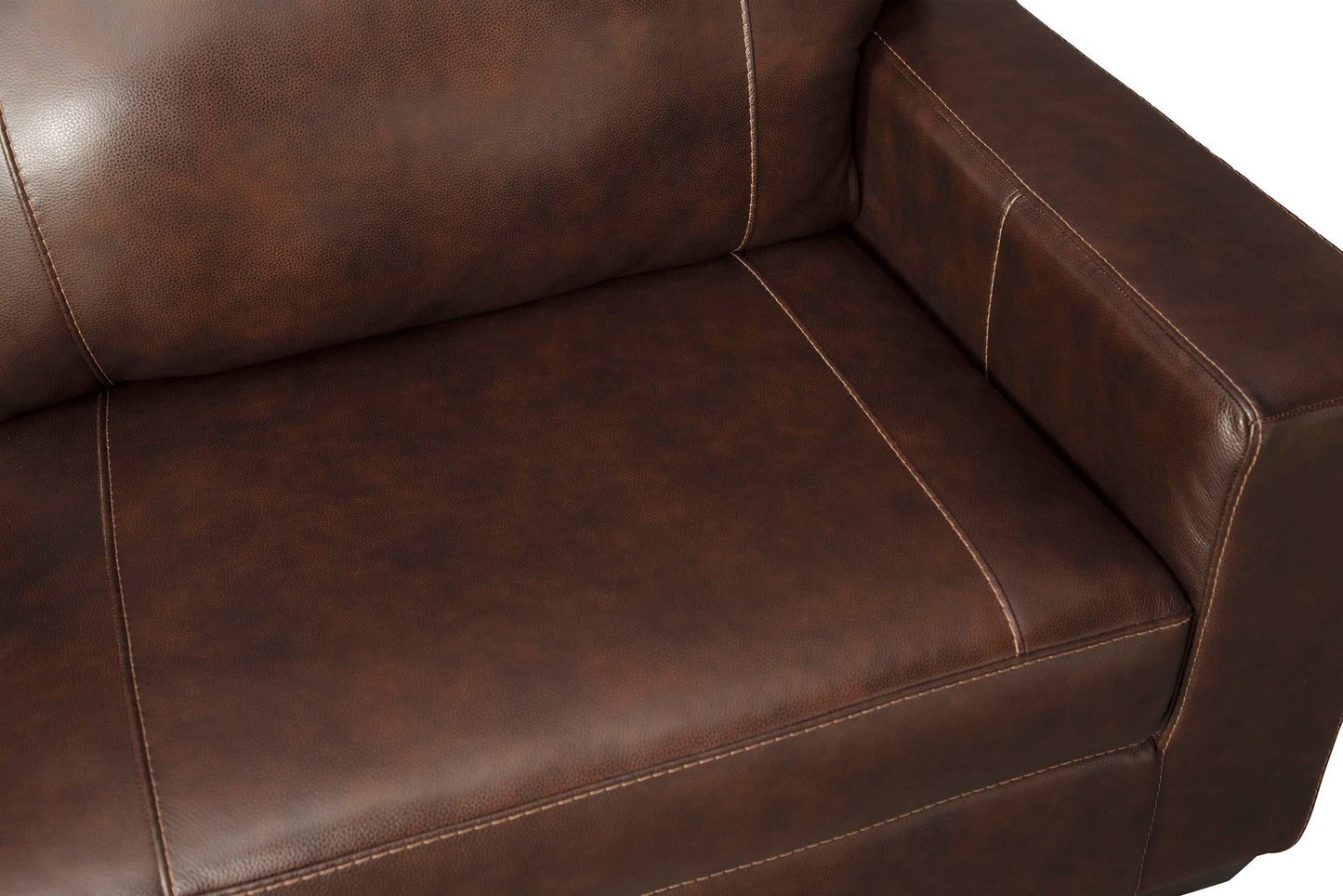 Morelos Chocolate Leather Sofa