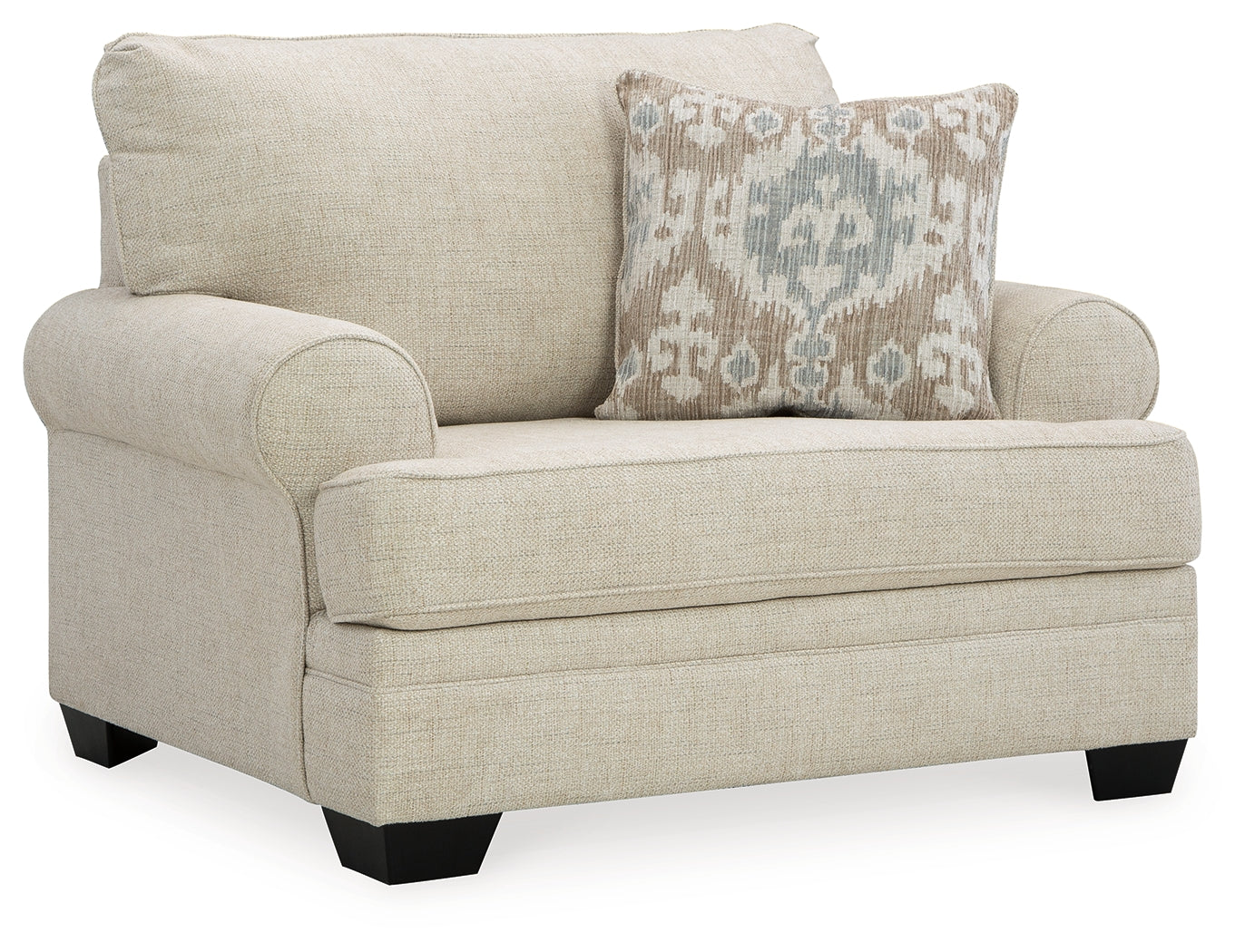 Rilynn Linen Sofa, Loveseat, Oversized Chair and Ottoman