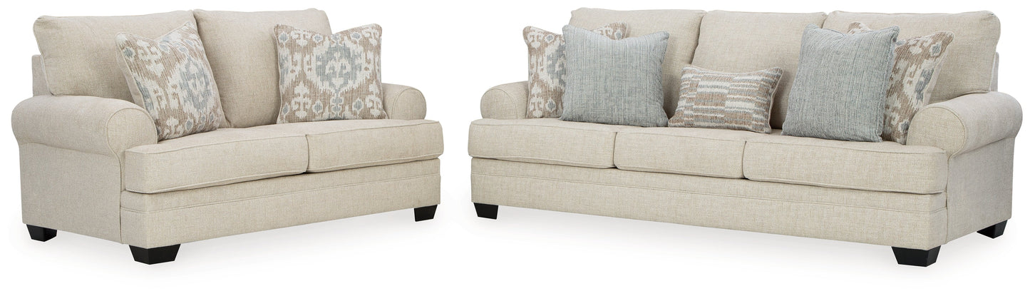 Rilynn Linen Sofa and Loveseat