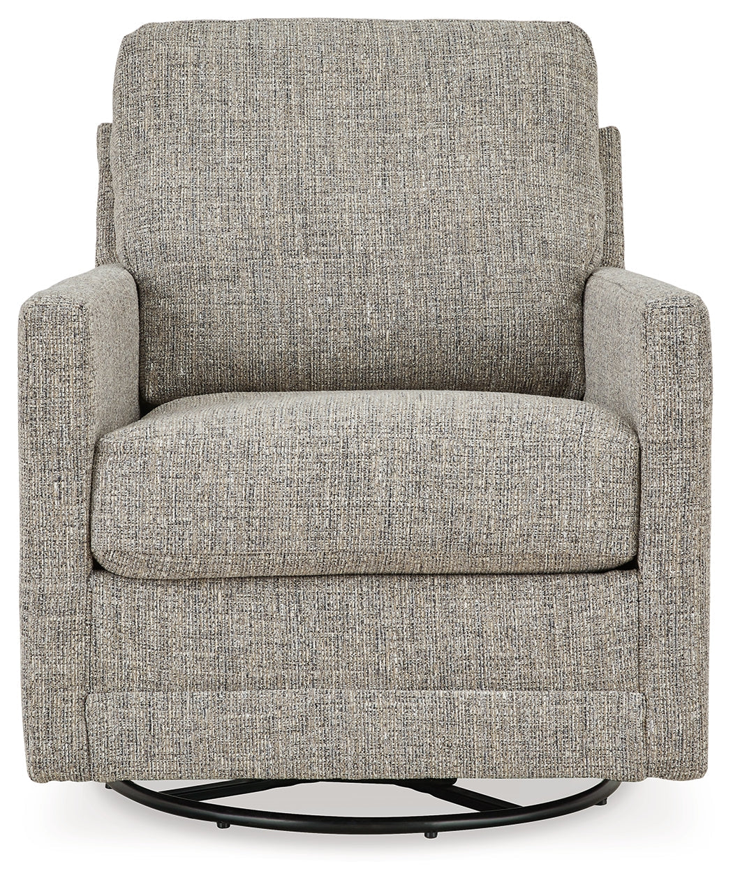 Bralynn Linen Swivel Glider Accent Chair