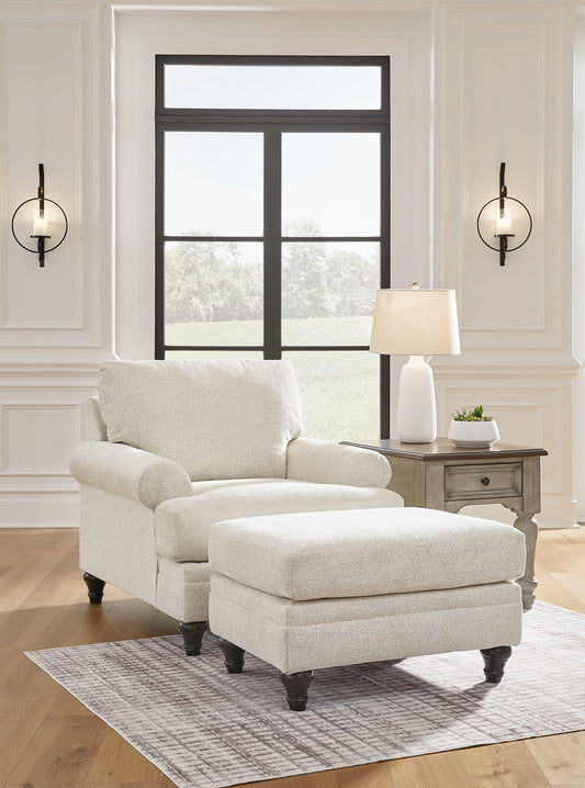 Valerani Sandstone Chair and Ottoman