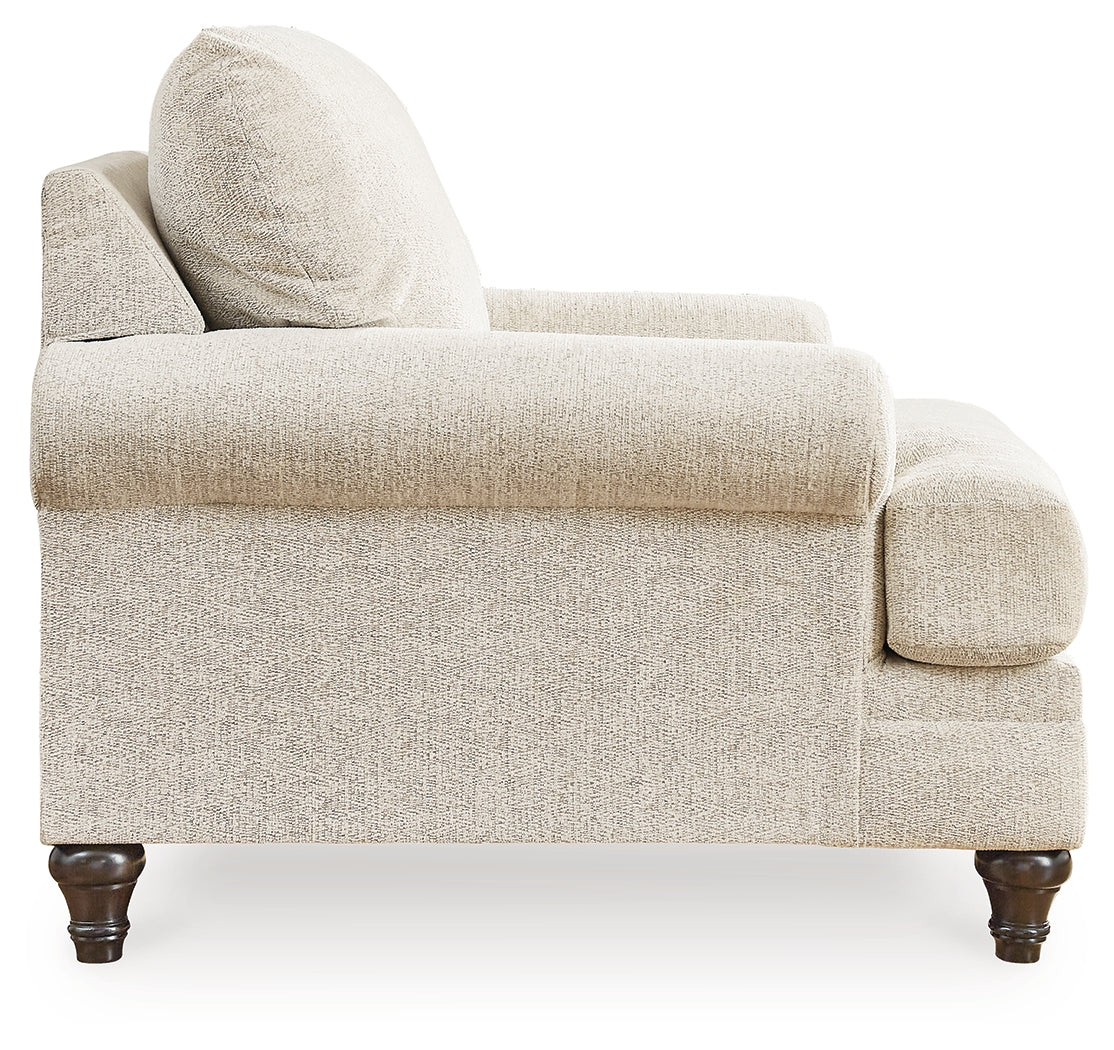 Valerani Sandstone Sofa, Loveseat, Chair and Ottoman