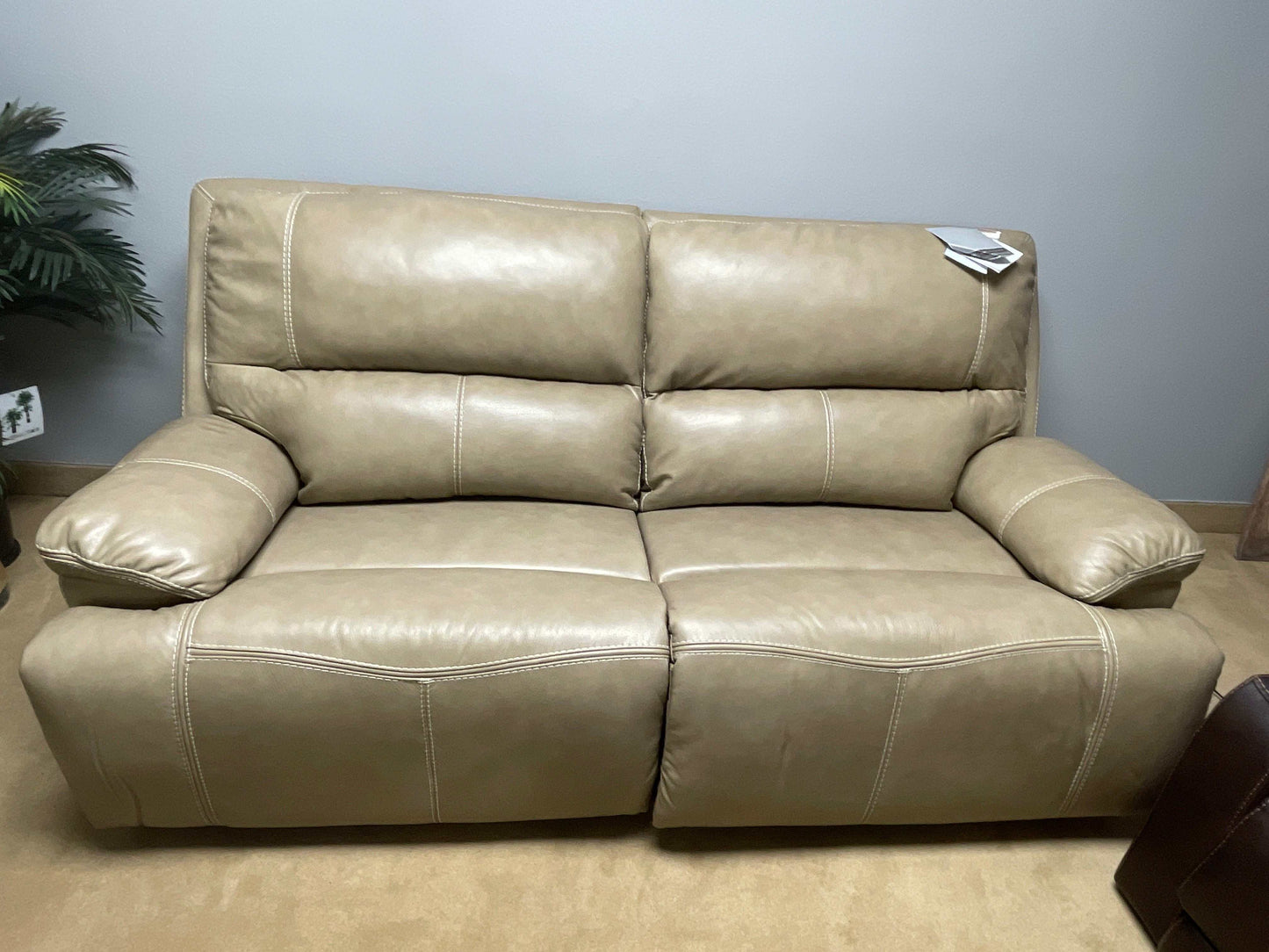 Ricmen Putty Power Reclining Sofa