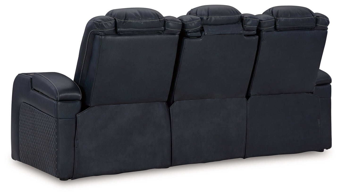 Fyne-Dyme Sapphire Power Reclining Sofa, Loveseat and Recliner