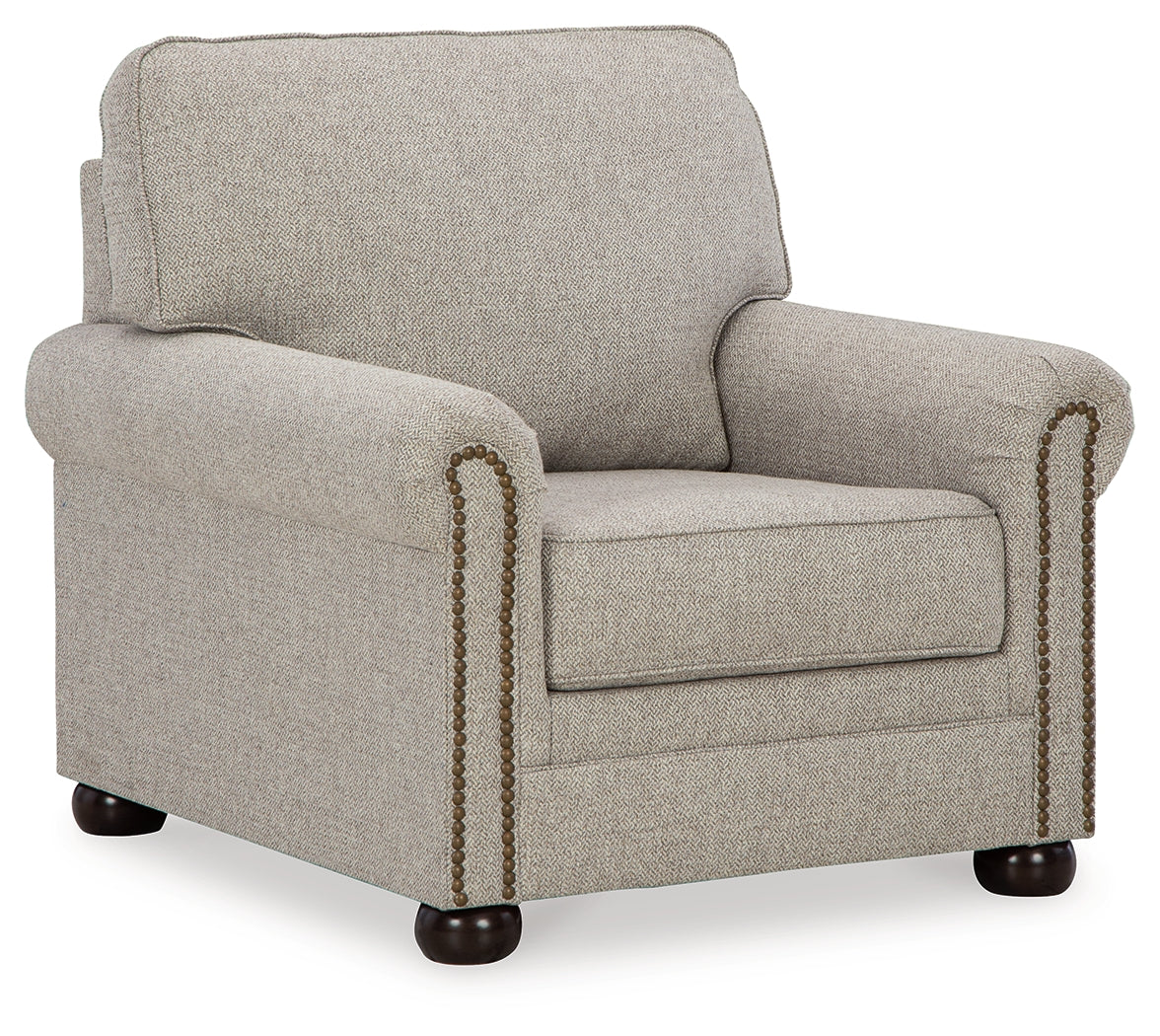 Gaelon Dune Sofa, Loveseat, Chair and Ottoman