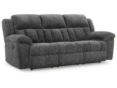 Frohn Graphite Reclining Sofa - Ornate Home