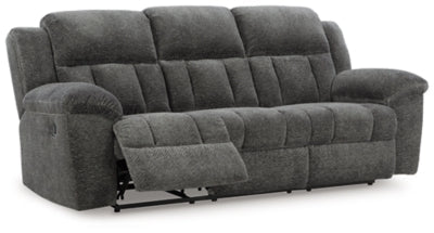 Frohn Graphite Reclining Sofa - Ornate Home