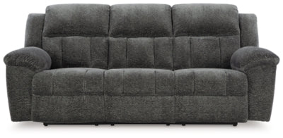 Frohn Graphite Reclining Sofa - Ornate Home