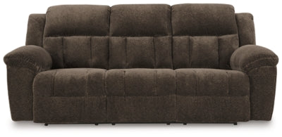 Frohn Chocolate Reclining Sofa - Ornate Home