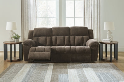 Frohn Chocolate Reclining Sofa - Ornate Home